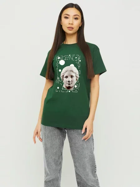 Футболка Yappi зеленая