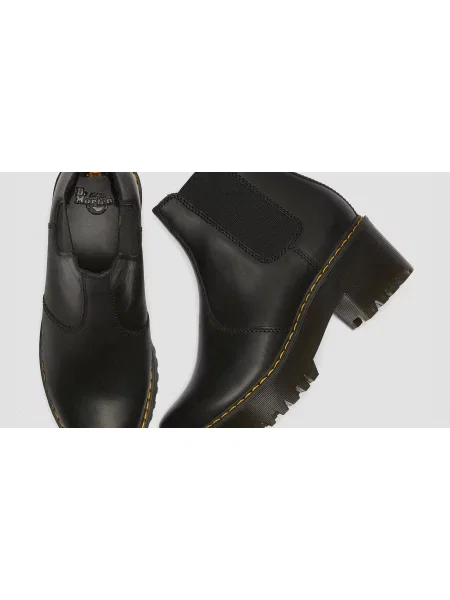 Sztyblety Dr. Martens skórzane czarne