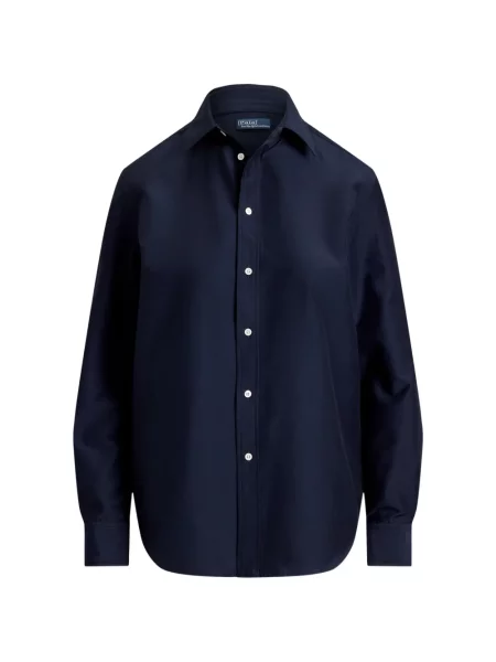 Велурени бягане с яка чорапи Polo Ralph Lauren синьо