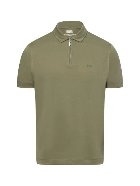 Finshley & Harding London koszulka polo Mężczyźni jednolity S zielony
