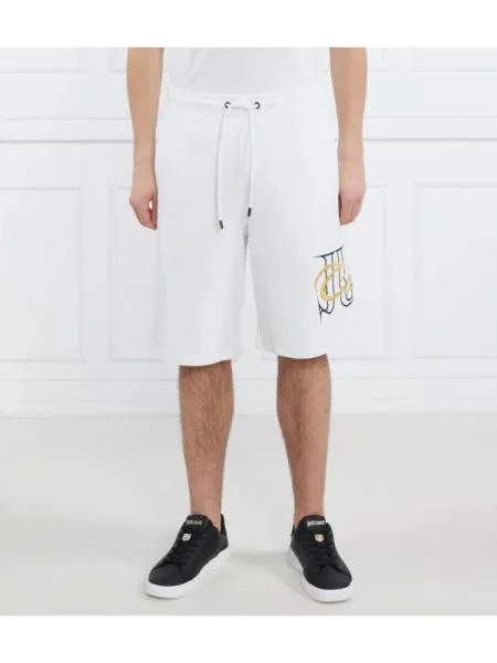Just Cavalli Pantaloni scurți alb