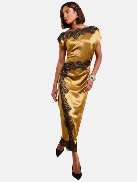 Friends Like These Rochie kaki negru
