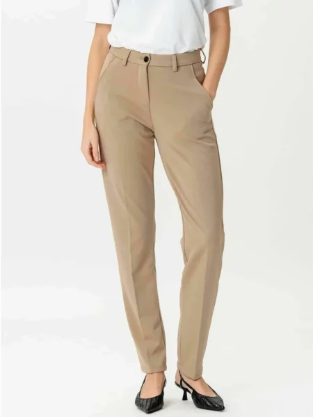 TEESHOPPEN Pantaloni bej
