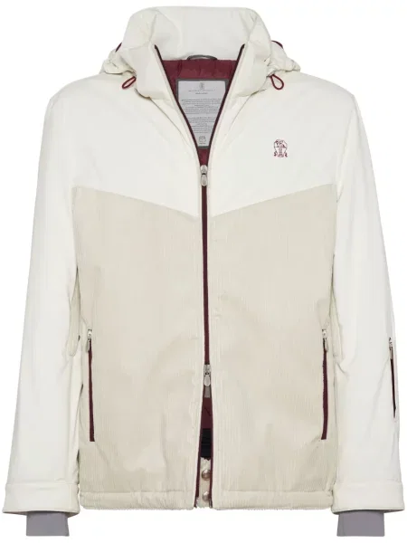 Geacă parka Brunello Cucinelli alb