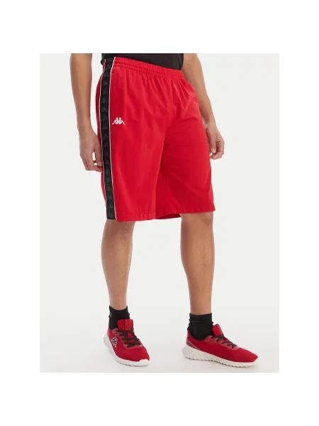 Kappa Sportske kratke hlače Banda Treadwellz Regular Fit crvena