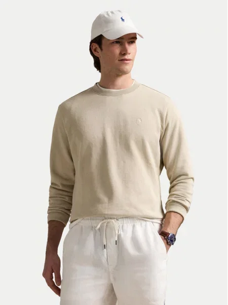 Polo Ralph Lauren Megztinis be užsegimo rausvai pilka smėlinė