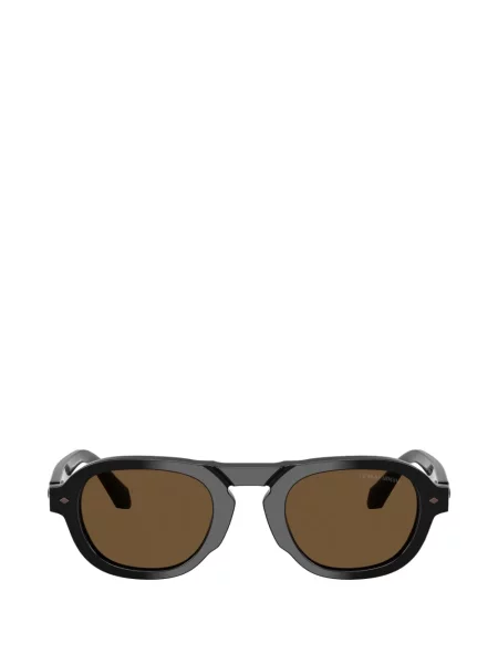 Ochelari de soare rotunzi Giorgio Armani negru