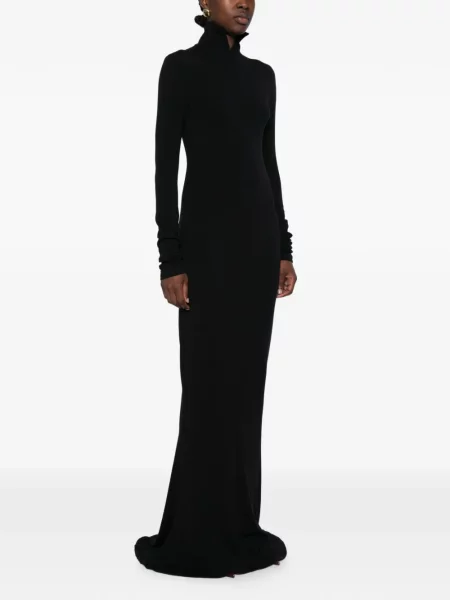 Rochie maxi Mugler negru