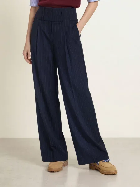 Claudie Pierlot Spodnie Typu Marlena blau szare