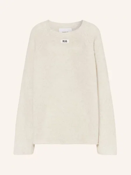 Black Palms Sweter Oversize Maexin weiss czarny