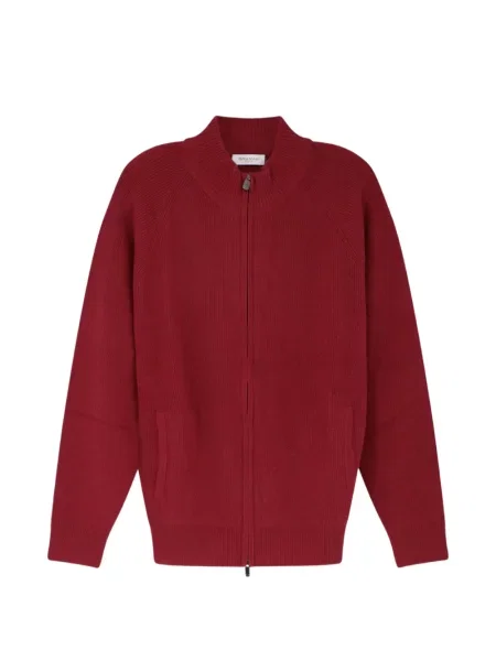 Cardigan Bramani Cashmere din cașmir roșu