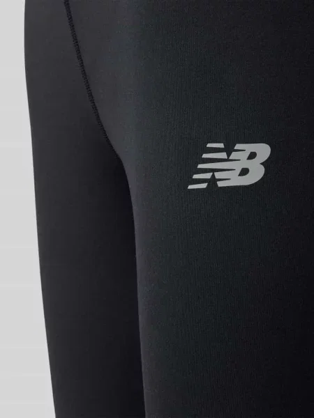 Legginsy do biegania New Balance Harmony High Rise black czarne
