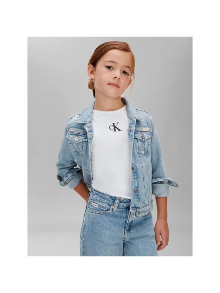 Široké džínsy Calvin Klein Jeans sivá