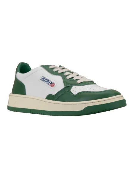 Sneakersy Autry skórzane zielone