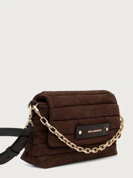 Karl Lagerfeld crossbody kabelka dámska hnedá