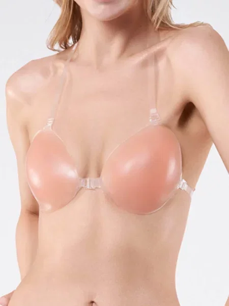 Бюстгальтер невидимка на бретельках бежевий