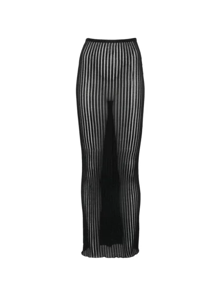 Fusta maxi Dondup tricotate negru
