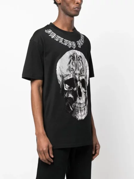 Tričko Philipp Plein čierna