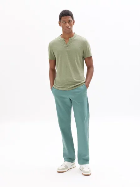 Tricou Celio scurt kaki