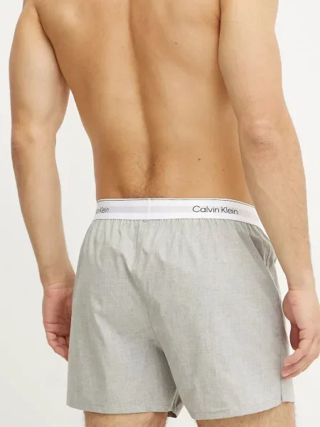 Calvin Klein Underwear laza boxeralsó férfi elasztánnal csomag szürke