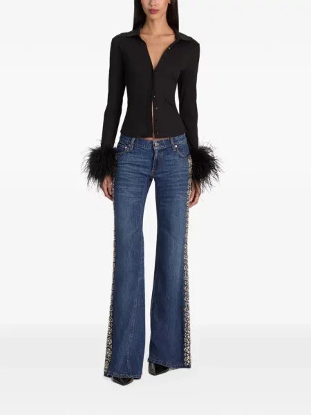 Top Alice + Olivia negru