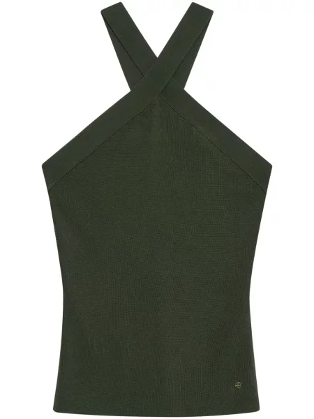 Top Anine Bing tricotate verde