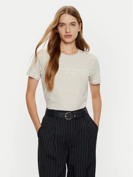 Tommy Hilfiger kratka majica bež