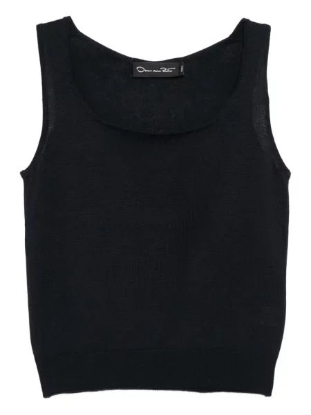 Top Oscar De La Renta albastru