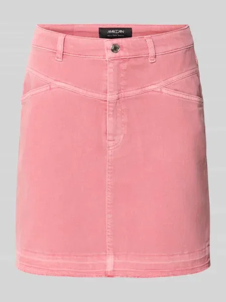 Mini spódnica o kroju straight fit w denimowym wyglądzie Marc Cain