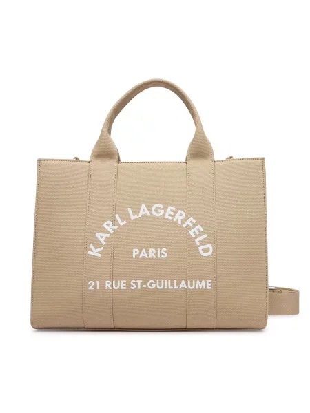 Geantă shopper Karl Lagerfeld bej