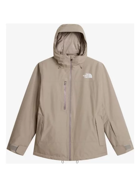 Kurtka z kapturem The North Face Descendit jasny S beżowy