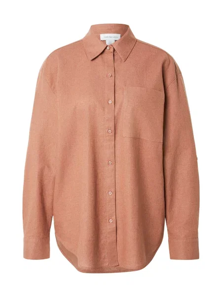 Calvin Klein Jeans Bluză caramel maro