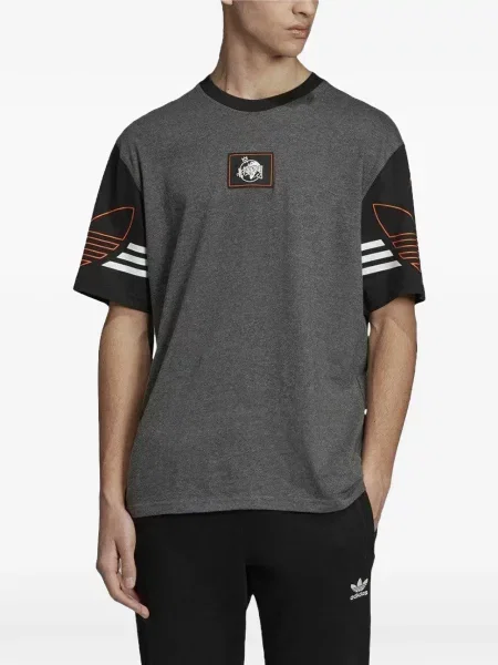 Tricou polo Adidas tricotate cu imagine fără mâneci alb