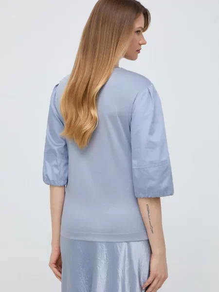 Max Mara Leisure felső fekete női sima kék
