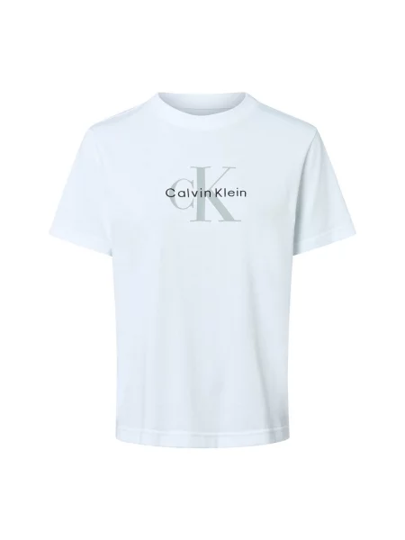 Calvin Klein Jeans Koszulka Kobiety jednolity S biały