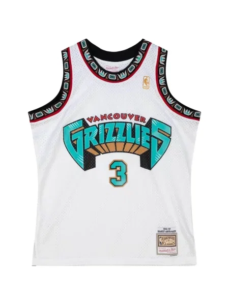 Елек Mitchell & Ness с принт бяло
