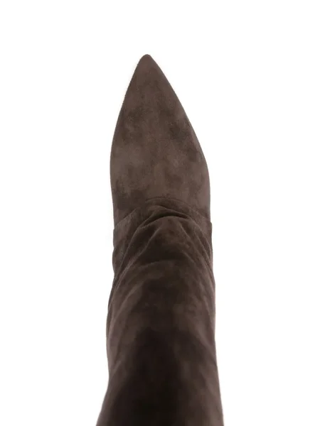 Cizme Alchimia din piele de căprioară maro