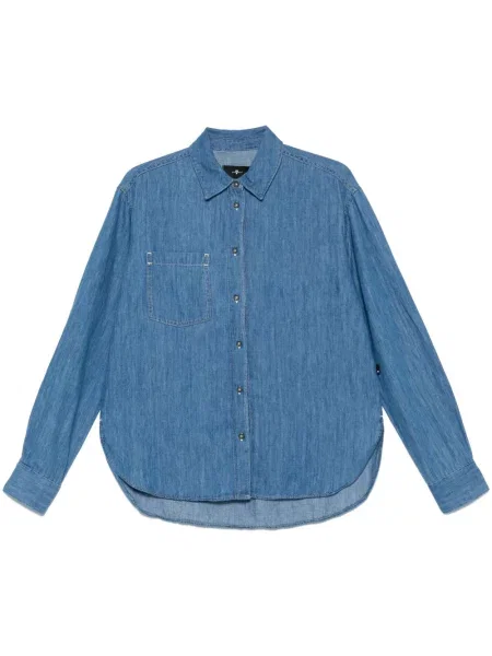 Koszula 7 For All Mankind niebieska