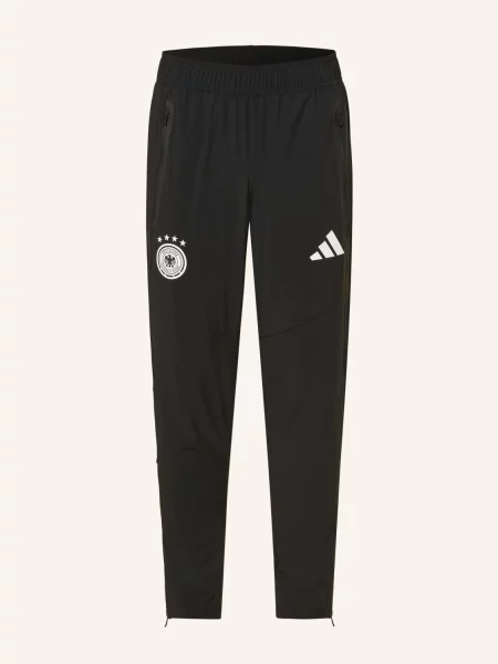 Adidas Tréninkové Kalhoty Německo Tiro Travel černá