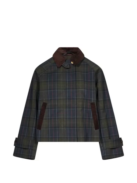 Καρό μπουφάν Barbour πράσινο
