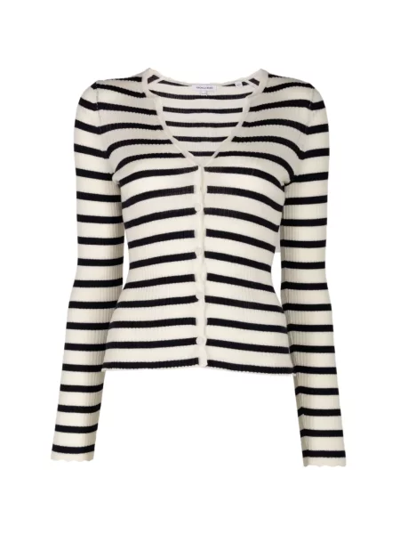 Cardigan Veronica Beard tricotate alb