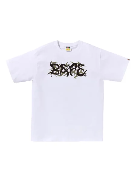 Tricou A Bathing Ape® cu imagine alb