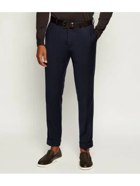 Oscar Jacobson De lână pantaloni chino