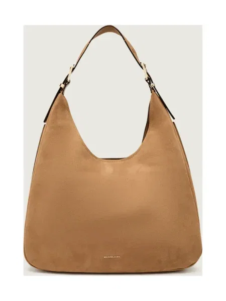Geanta hobo Michael Kors din piele bej