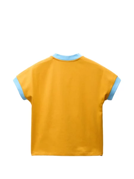 Tricou Versace din jerseu galben