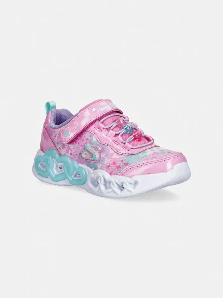 Skechers INFINITE HEART LIGHTS HEART tenisky růžové