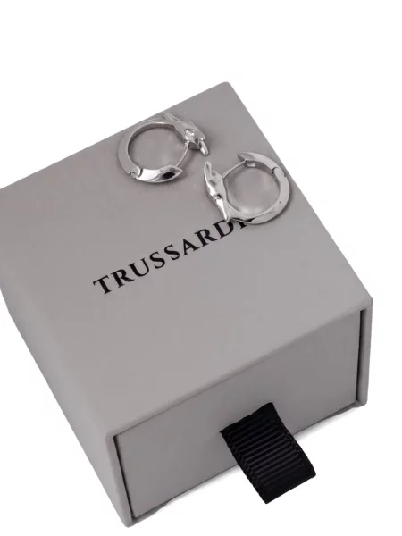 Cercei Trussardi cu imprimeu animal print