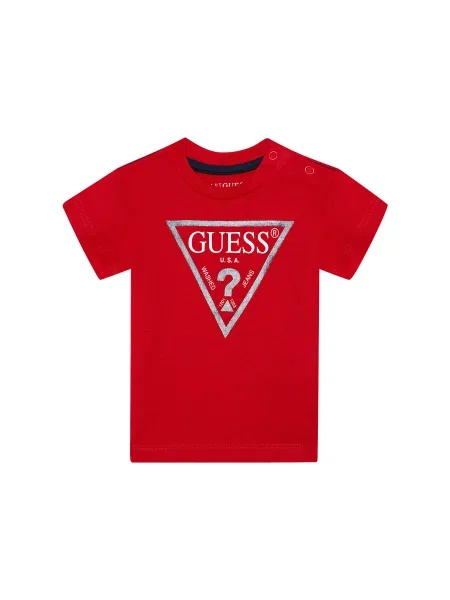 Guess Футболка Regular Fit червоний