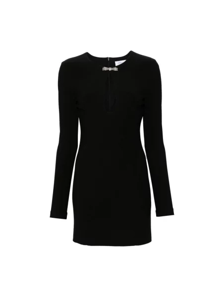 Sukienka Blumarine z długim rękawem czarna