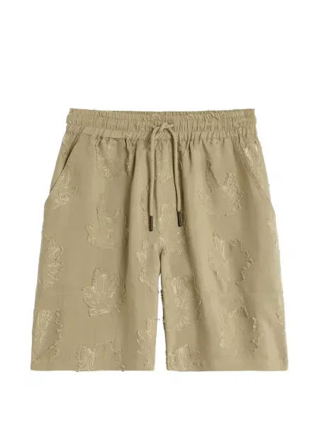 Pantaloni scurți Oas Company cu cordon maro